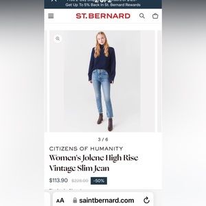 Women’s Citizens of humanity Jolene size 28